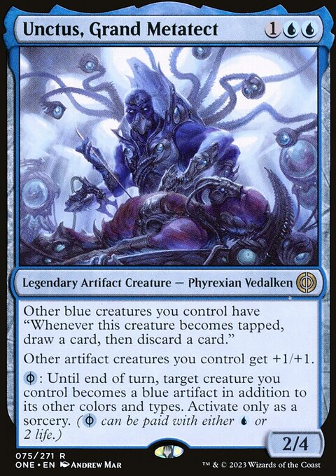 Unctus, Grand Metatect, Phyrexia: All Will Be One #75, Magic: The Gathering card