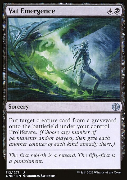 Vat Emergence, Phyrexia: All Will Be One #112, Magic: The Gathering card