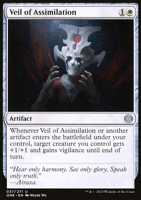Veil of Assimilation, Phyrexia: All Will Be One #37, Magic: The Gathering card