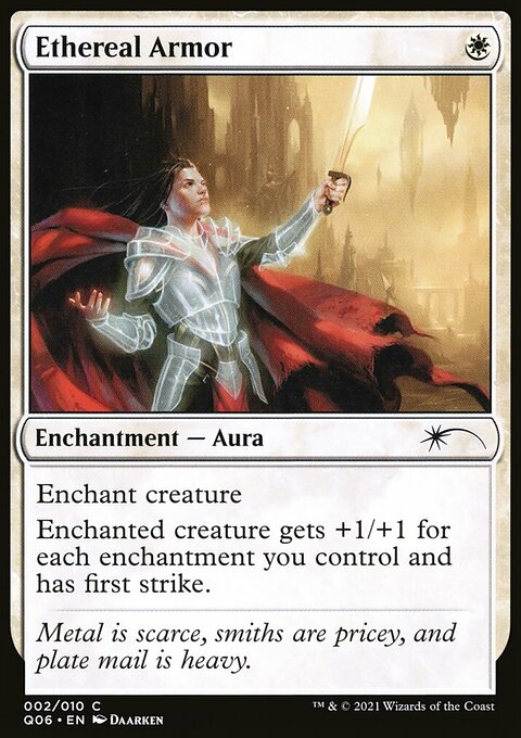 Ethereal Armor, Pioneer Challenger Decks 2021 #2, Magic: The Gathering card