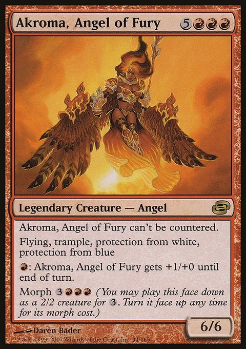 Akroma, Angel of Fury, Planar Chaos #94, Magic: The Gathering card