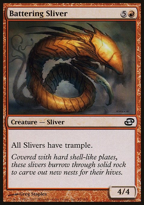 Battering Sliver, Planar Chaos #95, Magic: The Gathering card