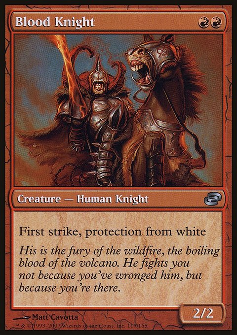 Blood Knight, Planar Chaos #115, Magic: The Gathering card