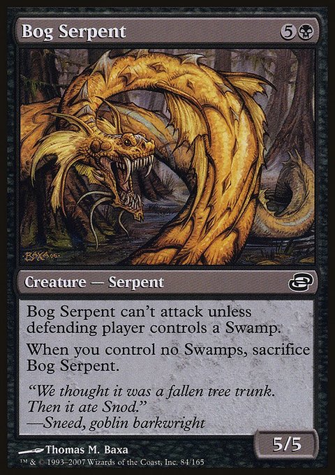 Bog Serpent, Planar Chaos #84, Magic: The Gathering card