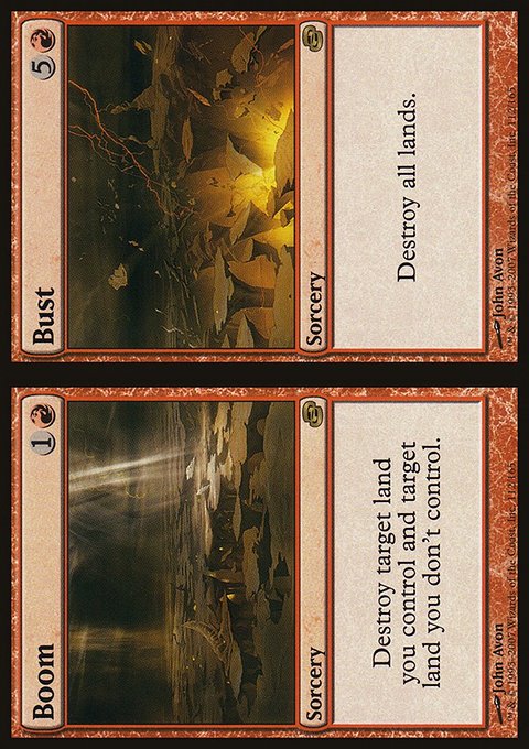 Boom // Bust, Planar Chaos #112, Magic: The Gathering card