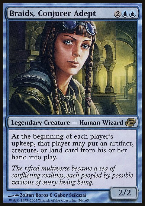 Braids, Conjurer Adept, Planar Chaos #36, Magic: The Gathering card