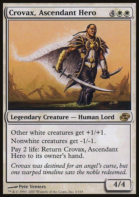 Crovax, Ascendant Hero, Planar Chaos #3, Magic: The Gathering card