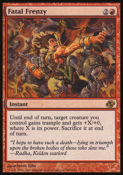 Fatal Frenzy, Planar Chaos #98, Magic: The Gathering card