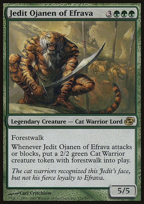 Jedit Ojanen of Efrava, Planar Chaos #131, Magic: The Gathering card