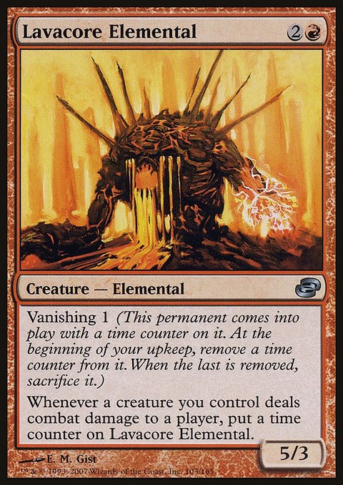 Lavacore Elemental, Planar Chaos #103, Magic: The Gathering card