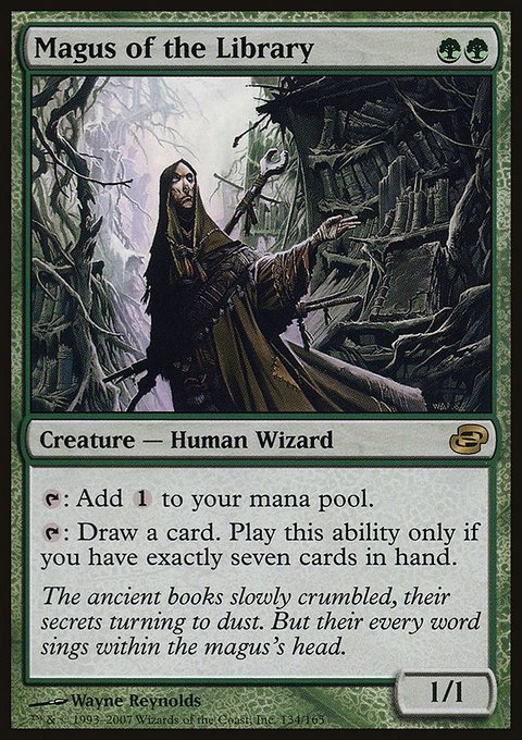 Magus of the Library, Planar Chaos #134, Magic: The Gathering card
