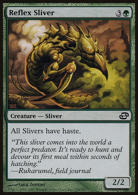 Reflex Sliver, Planar Chaos #138, Magic: The Gathering card