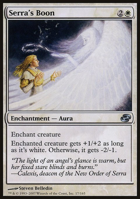 Serra's Boon, Planar Chaos #17, Magic: The Gathering card