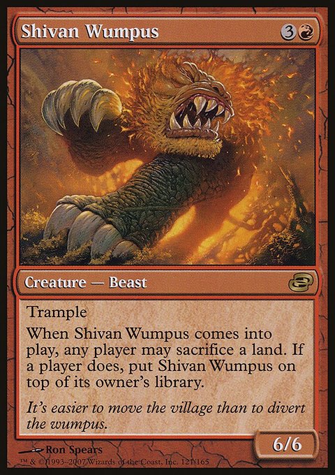 Shivan Wumpus, Planar Chaos #121, Magic: The Gathering card