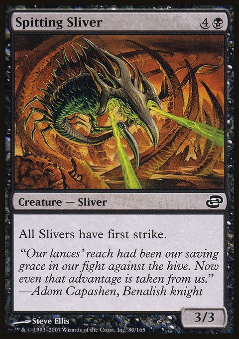 Spitting Sliver, Planar Chaos #80, Magic: The Gathering card