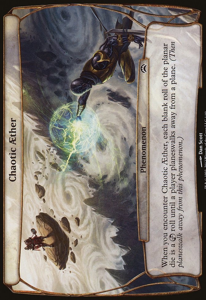 Chaotic Aether, Planechase 2012 Planes #1, Magic: The Gathering card