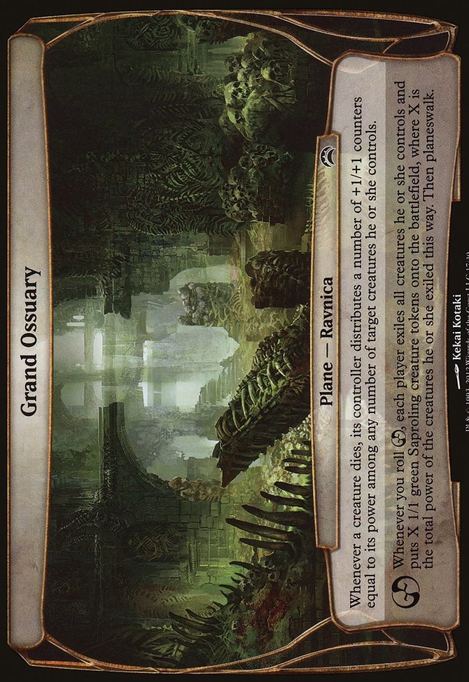 Grand Ossuary, Planechase 2012 Planes #17, Magic: The Gathering card