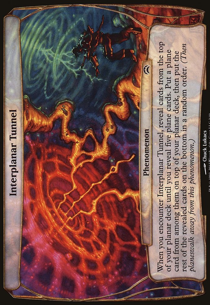 Interplanar Tunnel, Planechase 2012 Planes #2, Magic: The Gathering card