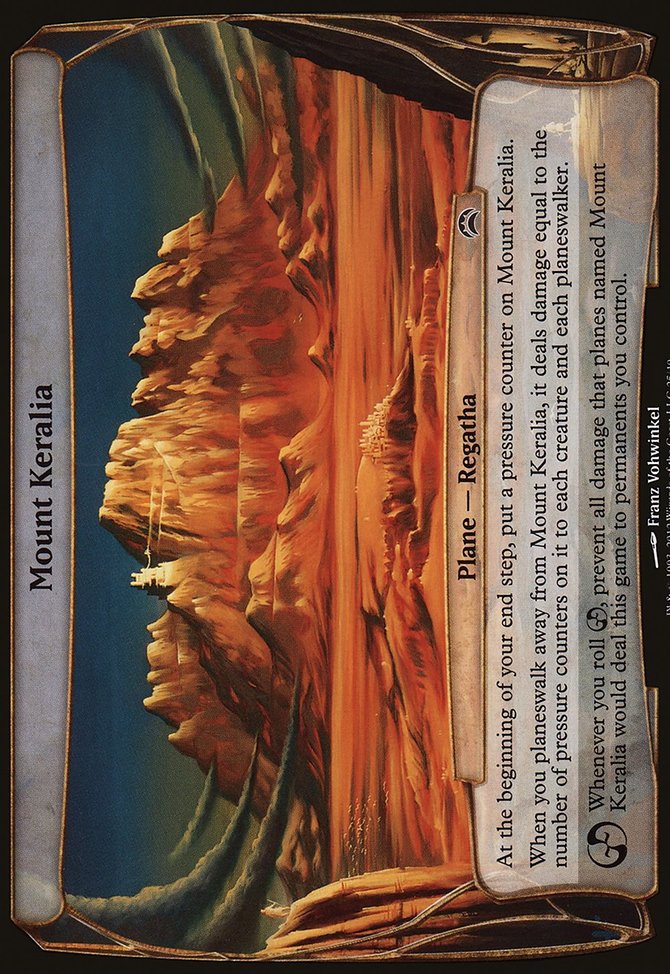 Mount Keralia, Planechase 2012 Planes #25, Magic: The Gathering card