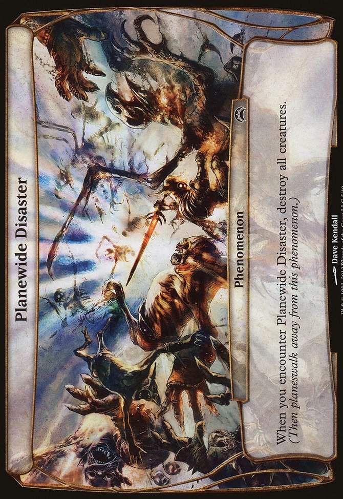 Planewide Disaster, Planechase 2012 Planes #5, Magic: The Gathering card