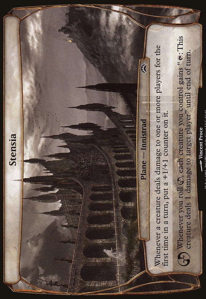 Stensia, Planechase 2012 Planes #34, Magic: The Gathering card