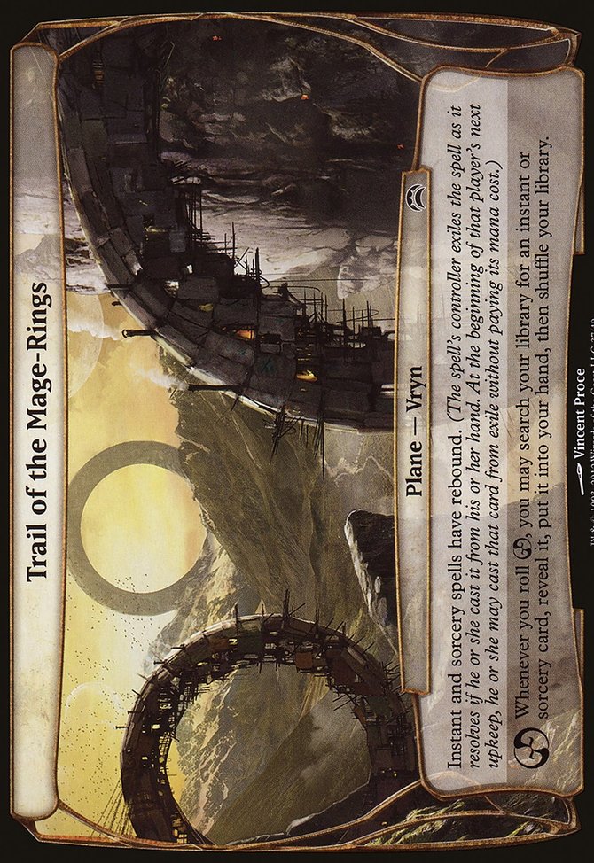 Trail of the Mage-Rings, Planechase 2012 Planes #37, Magic: The Gathering card