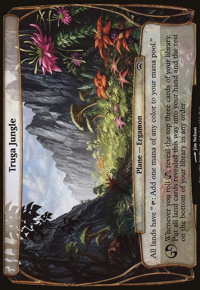 Truga Jungle, Planechase 2012 Planes #38, Magic: The Gathering card
