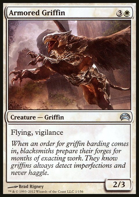Armored Griffin, Planechase 2012 #1, Magic: The Gathering card