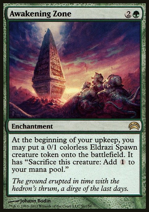 Awakening Zone, Planechase 2012 #56, Magic: The Gathering card