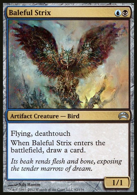 Baleful Strix, Planechase 2012 #82, Magic: The Gathering card