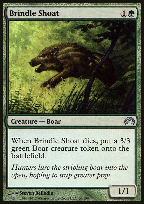 Brindle Shoat, Planechase 2012 #60, Magic: The Gathering card