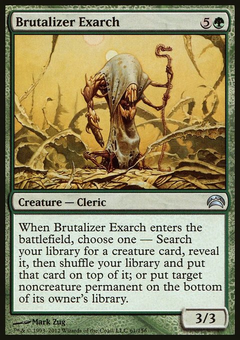 Brutalizer Exarch, Planechase 2012 #61, Magic: The Gathering card