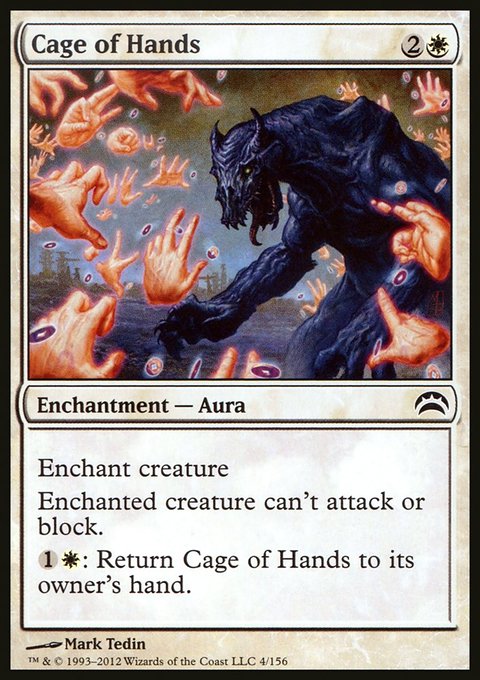 Cage of Hands, Planechase 2012 #4, Magic: The Gathering card