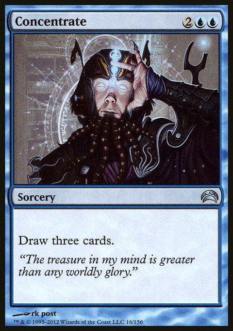 Concentrate, Planechase 2012 #16, Magic: The Gathering card