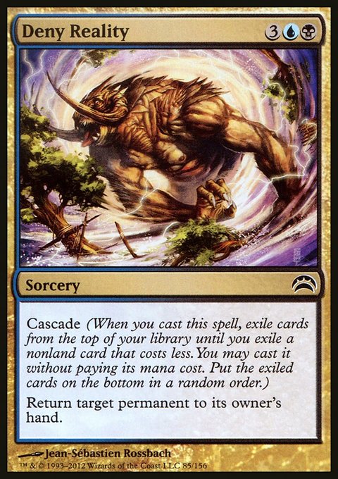 Deny Reality, Planechase 2012 #85, Magic: The Gathering card