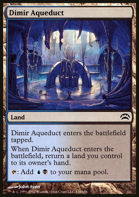 Dimir Aqueduct, Planechase 2012 #116, Magic: The Gathering card