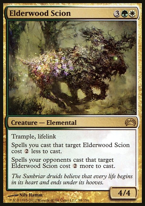 Elderwood Scion, Planechase 2012 #88, Magic: The Gathering card