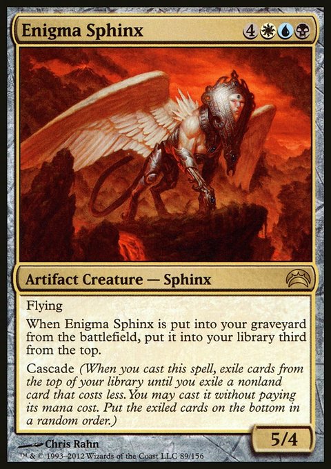 Enigma Sphinx, Planechase 2012 #89, Magic: The Gathering card