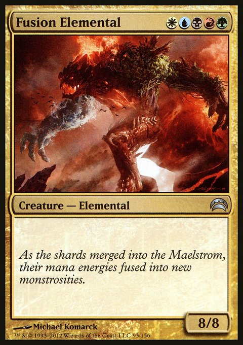 Fusion Elemental, Planechase 2012 #93, Magic: The Gathering card