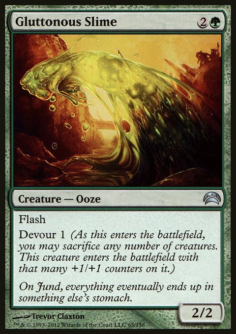 Gluttonous Slime, Planechase 2012 #65, Magic: The Gathering card