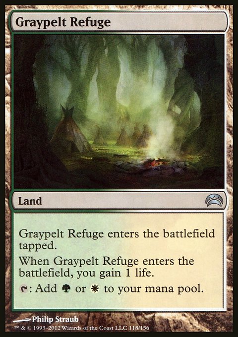 Graypelt Refuge, Planechase 2012 #118, Magic: The Gathering card