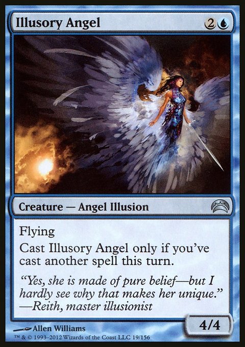 Illusory Angel, Planechase 2012 #19, Magic: The Gathering card
