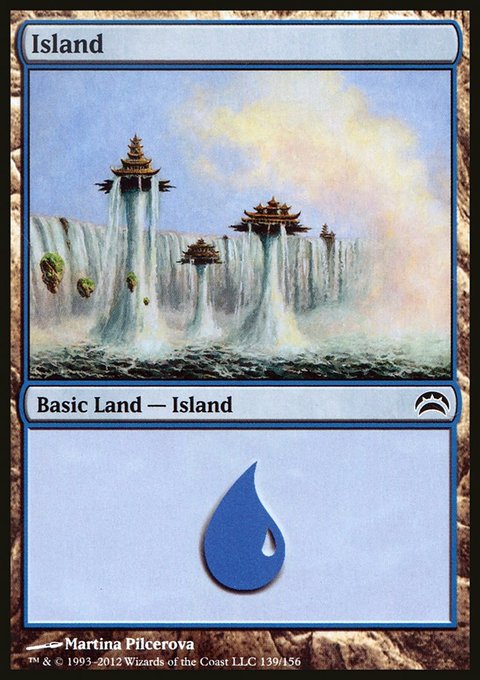 Island, Planechase 2012 #139, Magic: The Gathering card