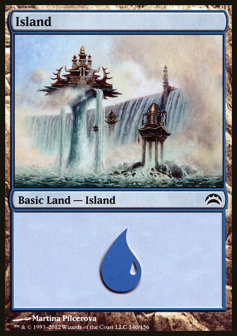 Island, Planechase 2012 #140, Magic: The Gathering card