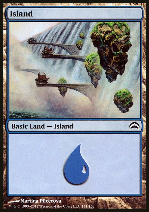 Island, Planechase 2012 #141, Magic: The Gathering card