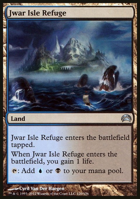Jwar Isle Refuge, Planechase 2012 #120, Magic: The Gathering card