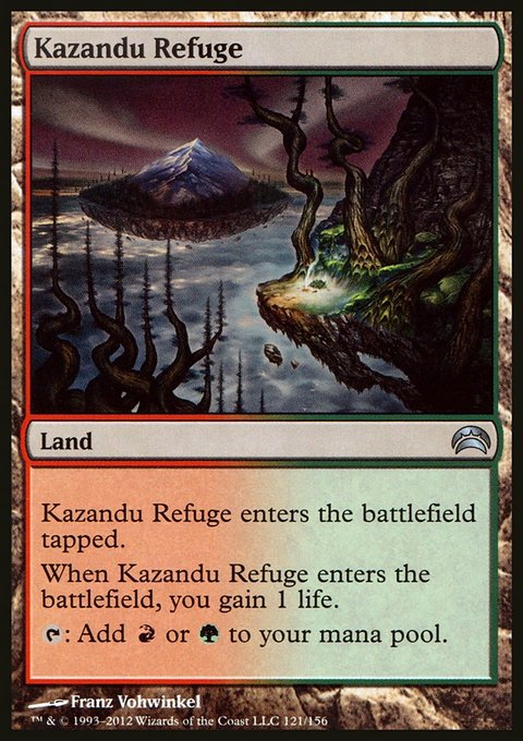 Kazandu Refuge, Planechase 2012 #121, Magic: The Gathering card