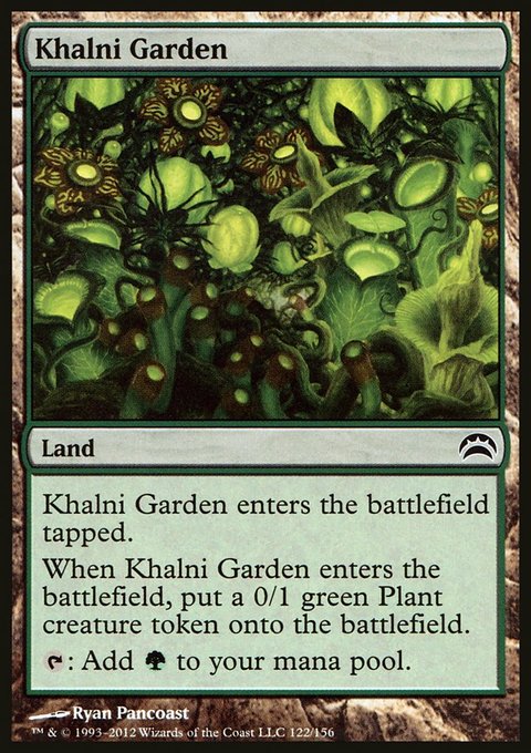 Khalni Garden, Planechase 2012 #122, Magic: The Gathering card