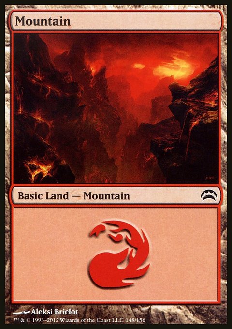Mountain, Planechase 2012 #148, Magic: The Gathering card