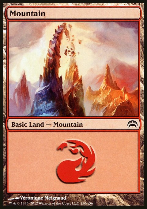Mountain, Planechase 2012 #150, Magic: The Gathering card